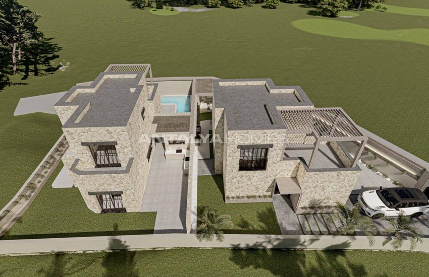 Fristående Hus Med Havsutsikt Och Pool I Bodrum Gumusluk 17
