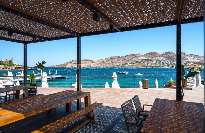 Maisons Vue Mer Dans Un Projet Avec Plage Privée À Bodrum Mugla