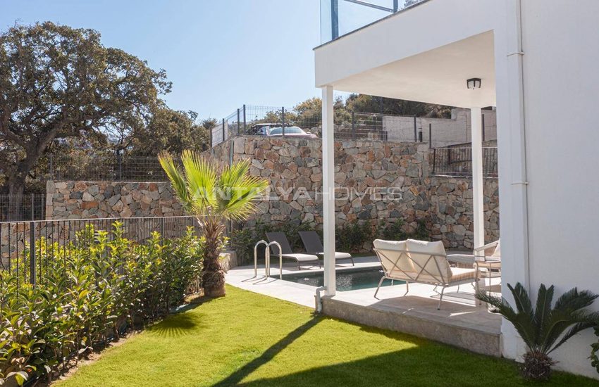 Vrijstaande Huizen Met Zeezicht En Privézwembad In Bodrum Turkije 9
