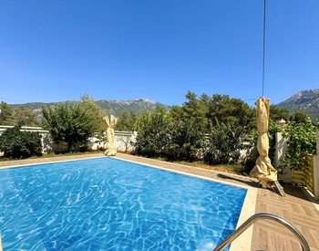 Fethiye Ölüdeniz'de Kısa Dönem Kiralamaya Uygun Havuzlu Şık Villa 3