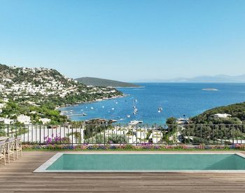 Fristående Hus Med Utsikt Över Viken I Turkbuku Bodrum 3