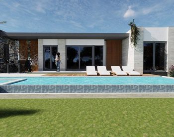 Enplanshus Med Pool I Bodrum 1