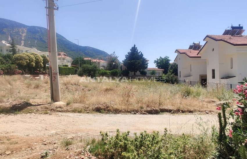 Fethiye Ölüdeniz'de Kısmi Deniz Manzaralı İmarlı Arsa 11