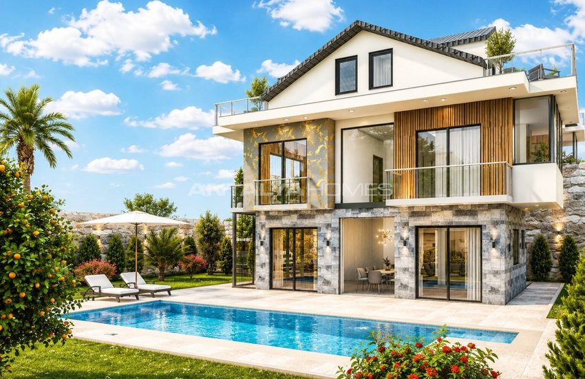 Villas with Private Pools in Central Fethiye 4
