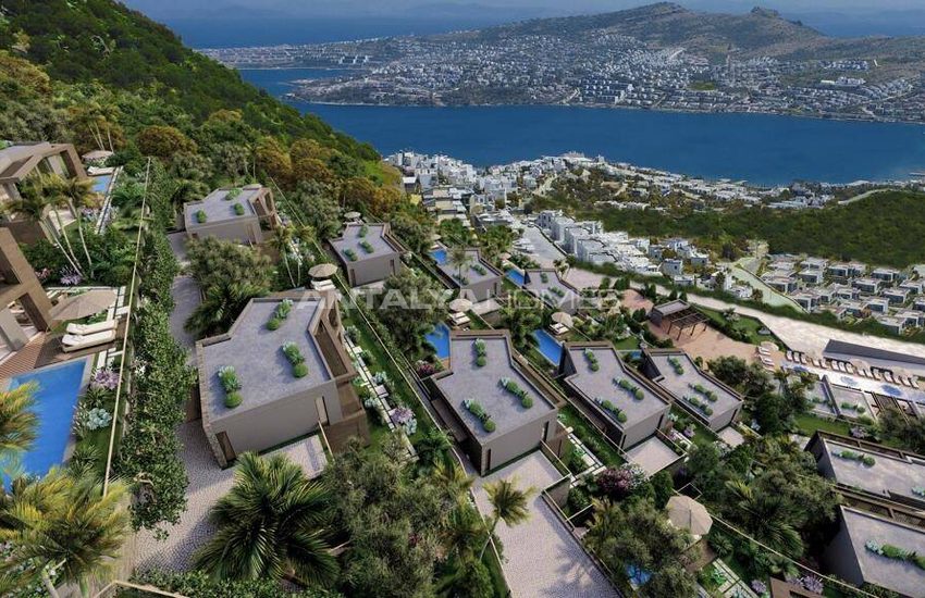 Huizen Met Zwembad In Een Complex Met Toegang Tot Het Strand In Bodrum 1