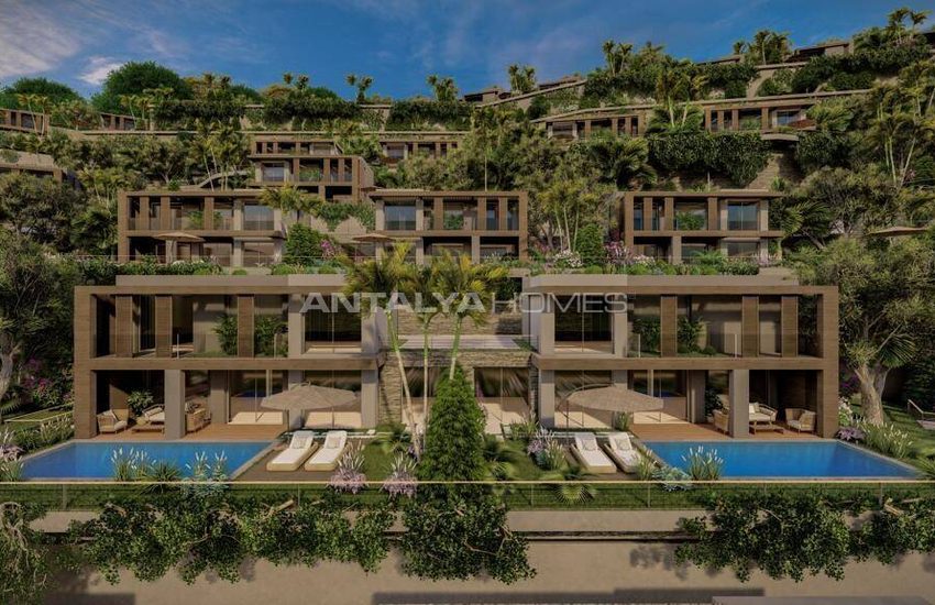 Huizen Met Zwembad In Een Complex Met Toegang Tot Het Strand In Bodrum 2
