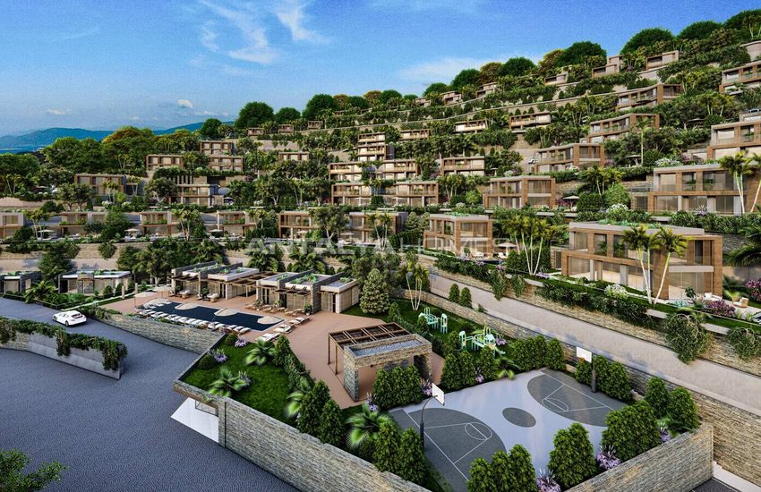 Huizen Met Zwembad In Een Complex Met Toegang Tot Het Strand In Bodrum 5