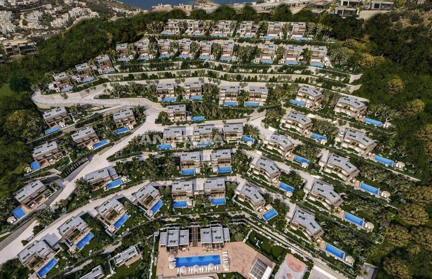 Huizen Met Zwembad In Een Complex Met Toegang Tot Het Strand In Bodrum 7