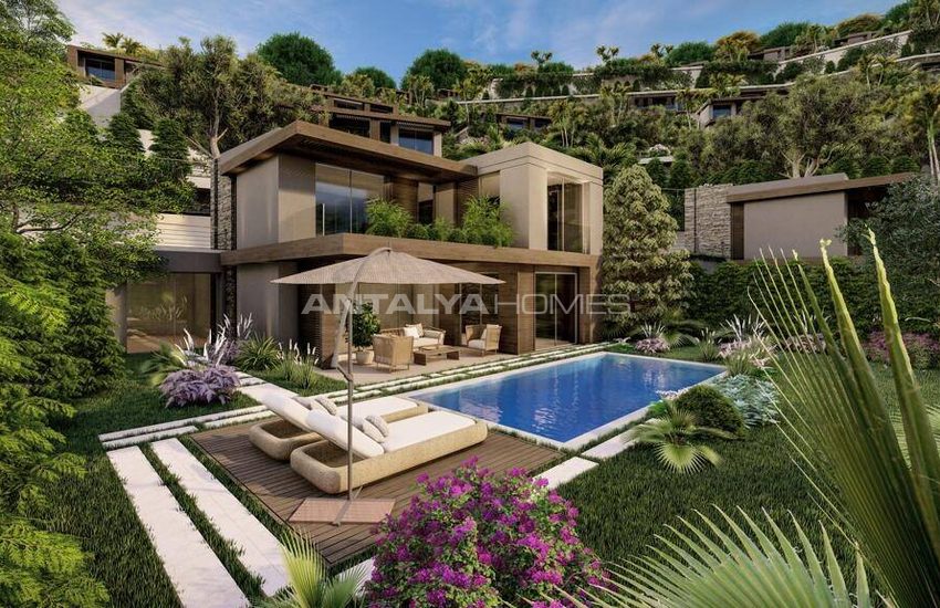 Huizen Met Zwembad In Een Complex Met Toegang Tot Het Strand In Bodrum