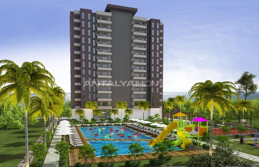 Mersin'de Plaja Yakın Havuzlu Otoparklı Sitede Sıfır Daireler 2