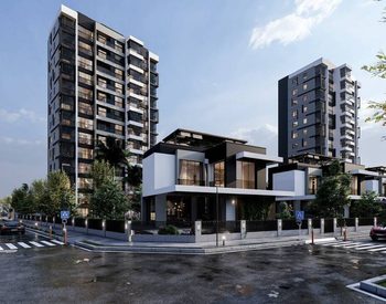 Квартиры в хорошо оснащенном комплексе в Мерсине, Мезитли 1