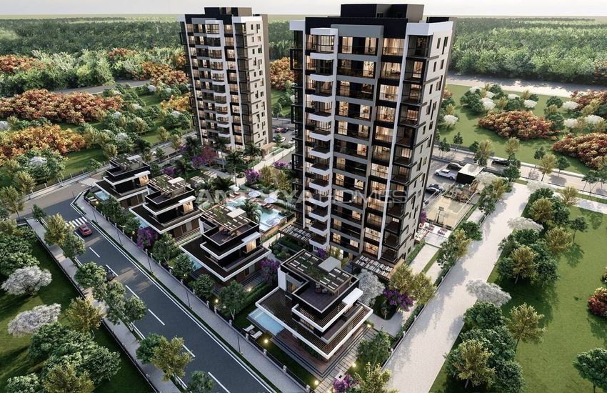 Apartments in Well-equipped Complex in Mersin Mezitli 2