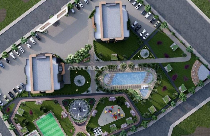 Квартиры с практичными интерьерами в Мерсине, Енишехир 3