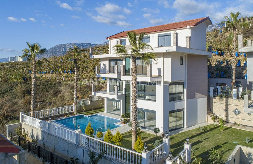 Panoramic Sea and Nature View Villas in Kargicak Alanya 17