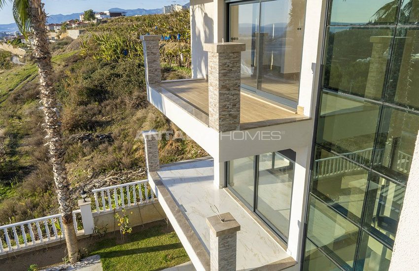Panoramic Sea and Nature View Villas in Kargicak Alanya 12