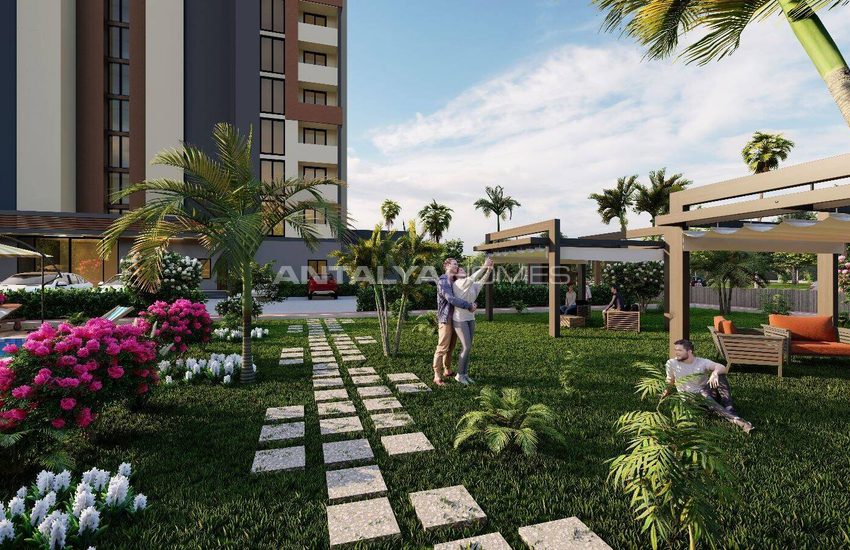 Mersin Tece’de Site İçinde Deniz Manzaralı Satılık Daireler 7