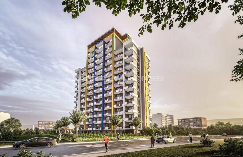 Mezitli'de Şehir ve Deniz Manzaralı Yatırımlık Daireler