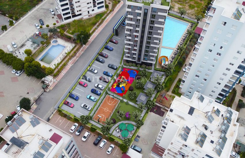 Mezitli'de Şehir ve Deniz Manzaralı Yatırımlık Daireler 4
