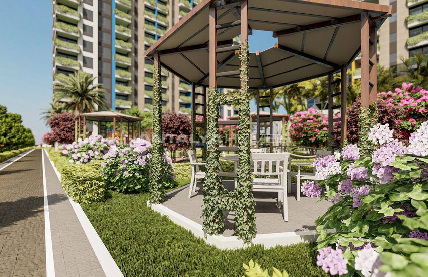 Appartementen In Een Complex Met Waterpark In Mersin Çeşmeli 13
