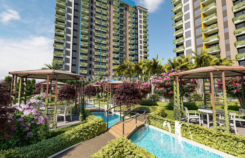 Appartementen In Een Complex Met Waterpark In Mersin Çeşmeli 5