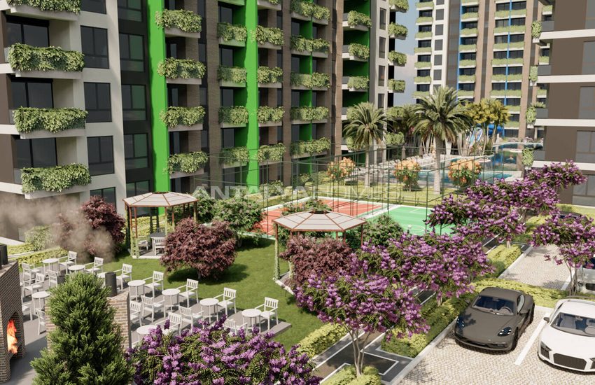 Appartementen In Een Complex Met Waterpark In Mersin Çeşmeli 12