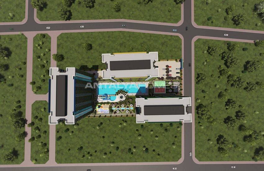 Appartementen In Een Complex Met Waterpark In Mersin Çeşmeli 14