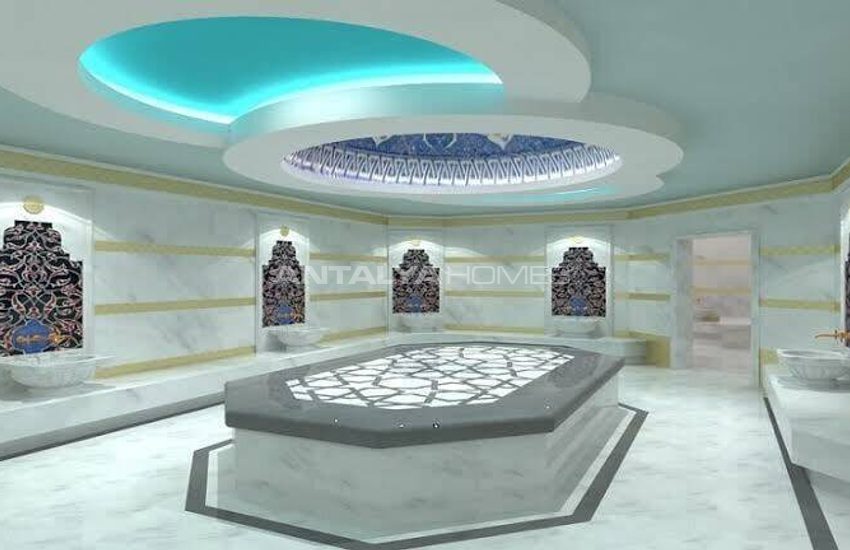 شقق مطلة على البحر في مجمع مع المرافق الاجتماعية في مرسين إردملي 8