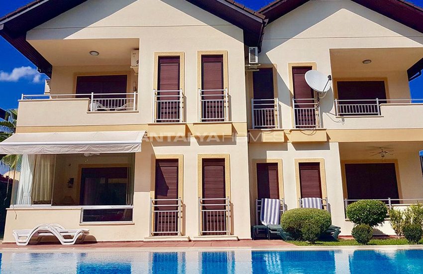 Semi-detached Houses in Kemer Center with Mountain View 7