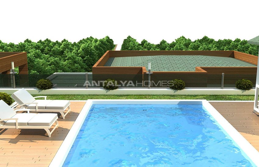 Panoramic Sea and Castle View Villas in Alanya Kargicak 3