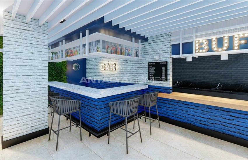 Alanya Merkezde Denize 250 Mt Uzaklıkta Sıfır Daireler 16
