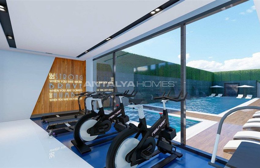 Alanya Merkezde Denize 250 Mt Uzaklıkta Sıfır Daireler 17