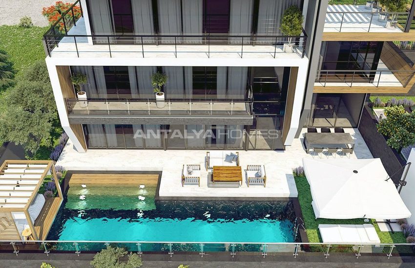 Zentrale Luxus Villen Mit Meer Und Schlossblick In Alanya 2