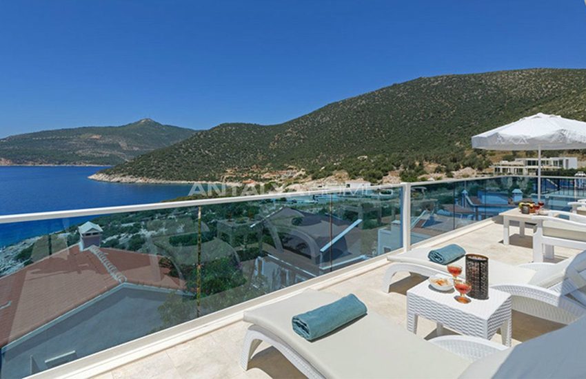 Fantastic Sea View House with a Private Pool in Kalkan 2