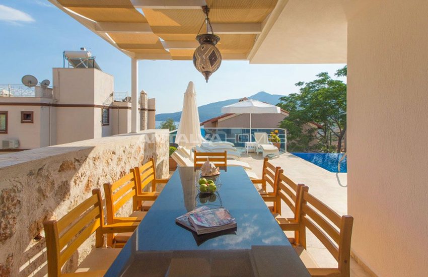 Fantastic Sea View House with a Private Pool in Kalkan 12