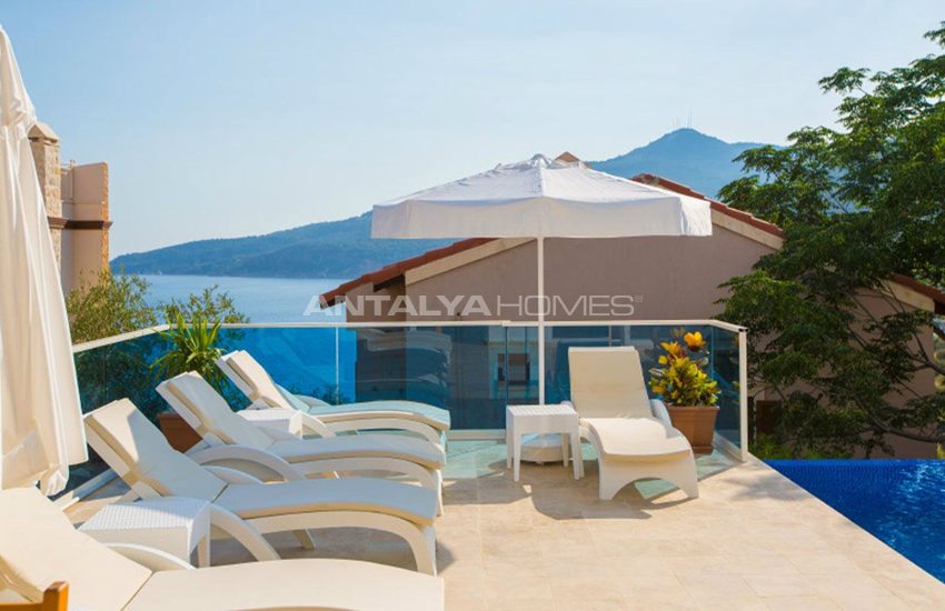 Fantastic Sea View House with a Private Pool in Kalkan 7