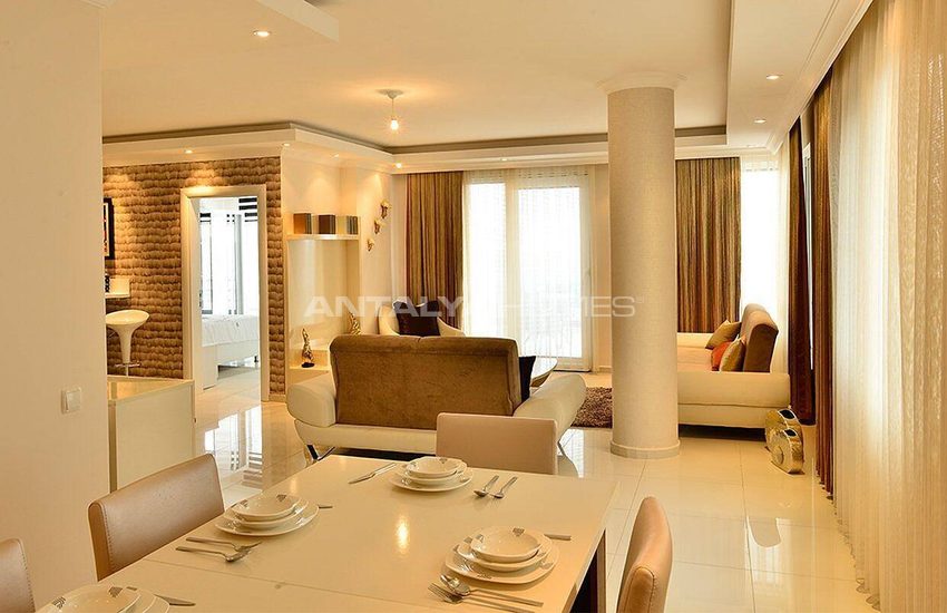 Turnkey Properties with Castle and Sea View in Alanya 21