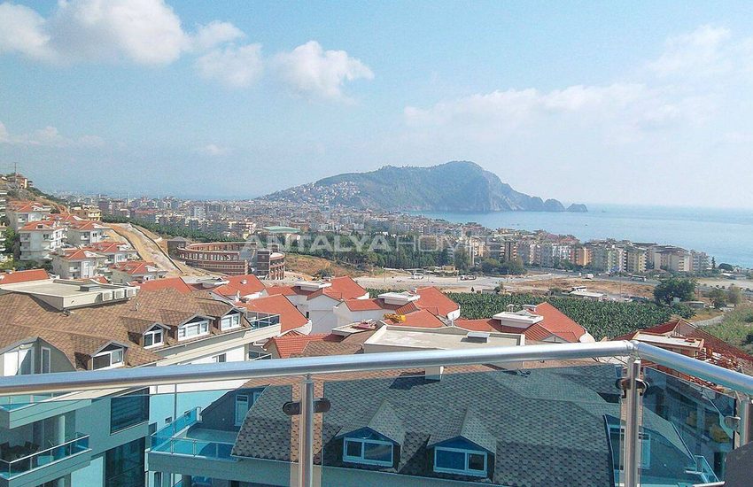 Turnkey Properties with Castle and Sea View in Alanya 31