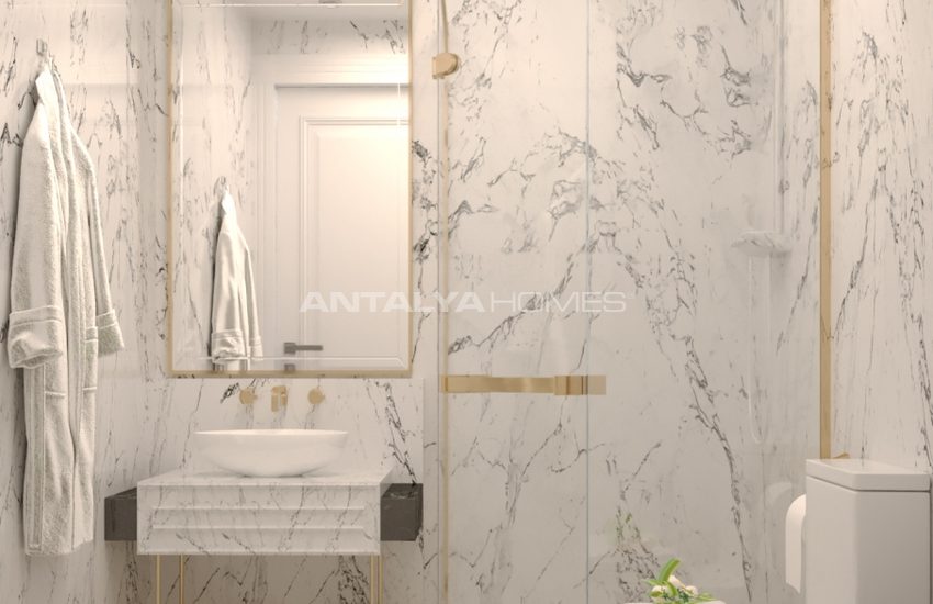 Centrally Located New Alanya Flats 600 Meter to the Beach 19