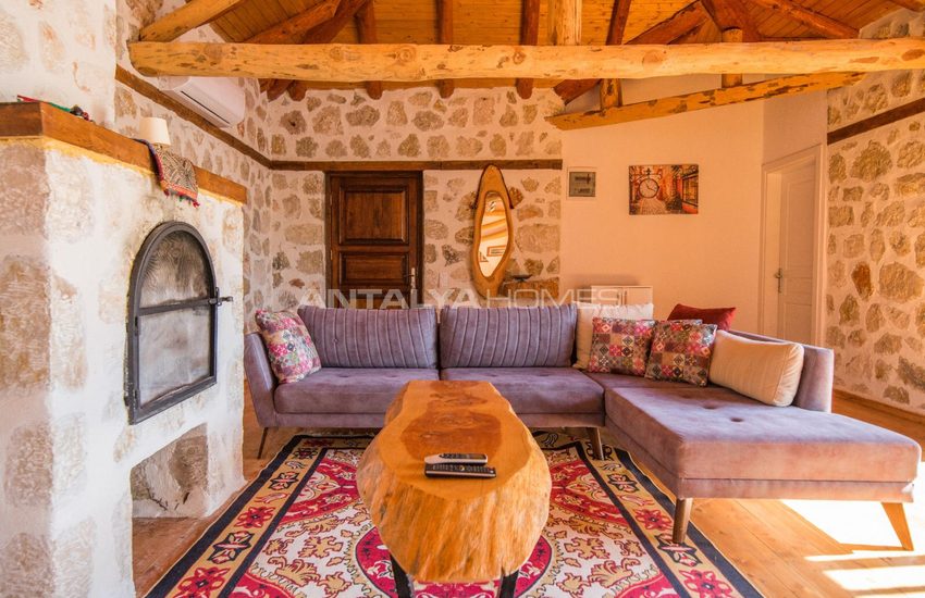 Mountain House with a Swimming Pool in Kas, Islamlar Village 7