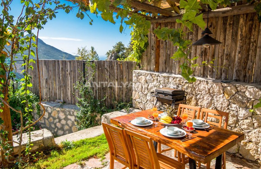 Mountain House with a Swimming Pool in Kas, Islamlar Village 16