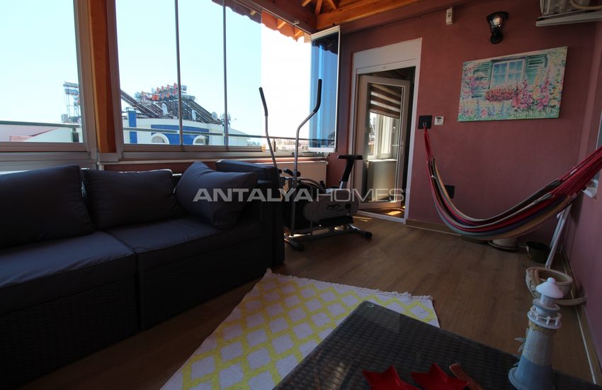 Furnished Apartment in a Complex with Pool in Konyaaltı 15