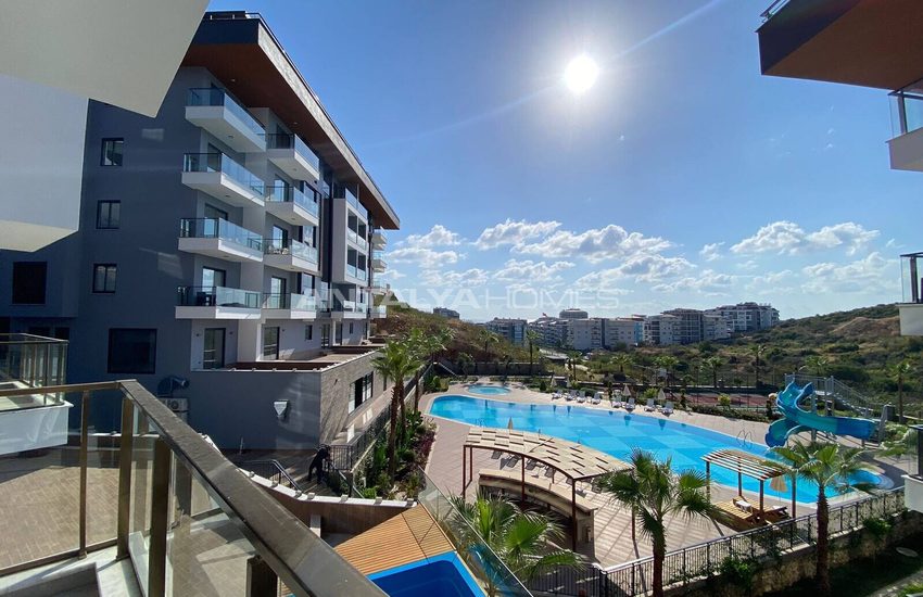 Appartementen In Een Beveiligd Complex Met Zwembaden In Kestel Alanya 24