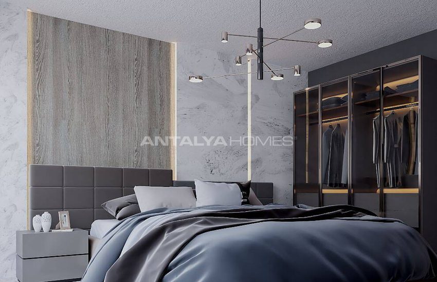 Alanya Merkezde Harika Deniz Manzaralı Villalar 17