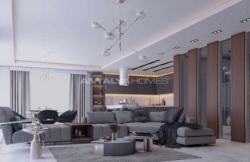 Alanya Merkezde Harika Deniz Manzaralı Villalar 27