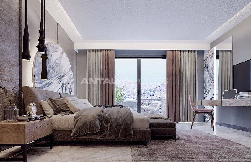 Alanya Merkezde Harika Deniz Manzaralı Villalar 20