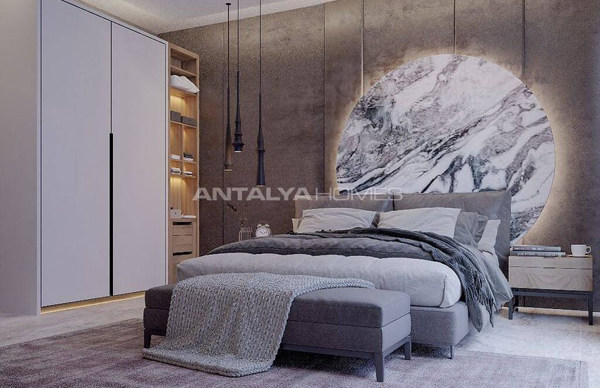 Alanya Merkezde Harika Deniz Manzaralı Villalar 21