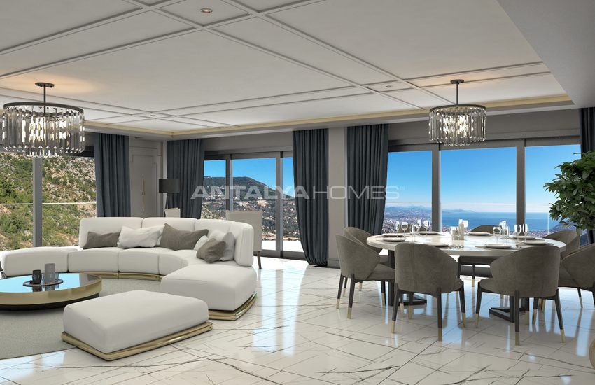 Detached Villa with Sea View and Private Garden in Alanya 15