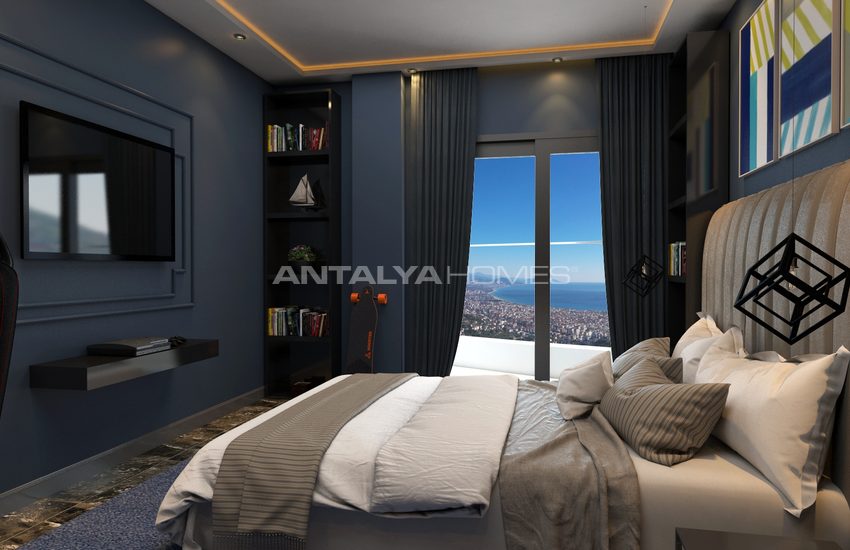Detached Villa with Sea View and Private Garden in Alanya 7