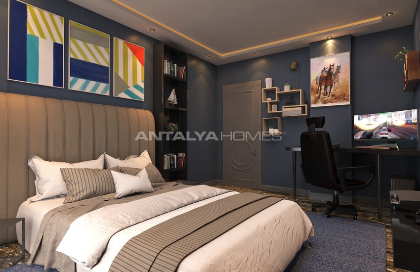 Detached Villa with Sea View and Private Garden in Alanya 8
