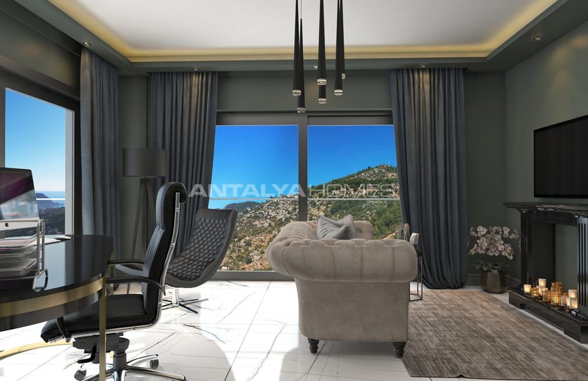 Detached Villa with Sea View and Private Garden in Alanya 2